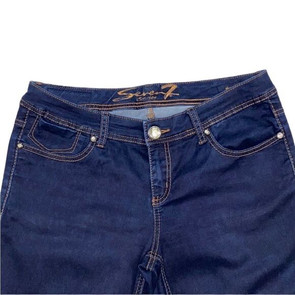 Seven7 Dark Wash Skinny Jeans(Size 12) - Picture 3 of 7